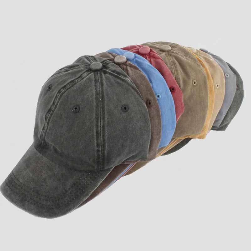 Boné de Basebol StylishCap - Jeans Lavado Unissex Adulto e Infantil