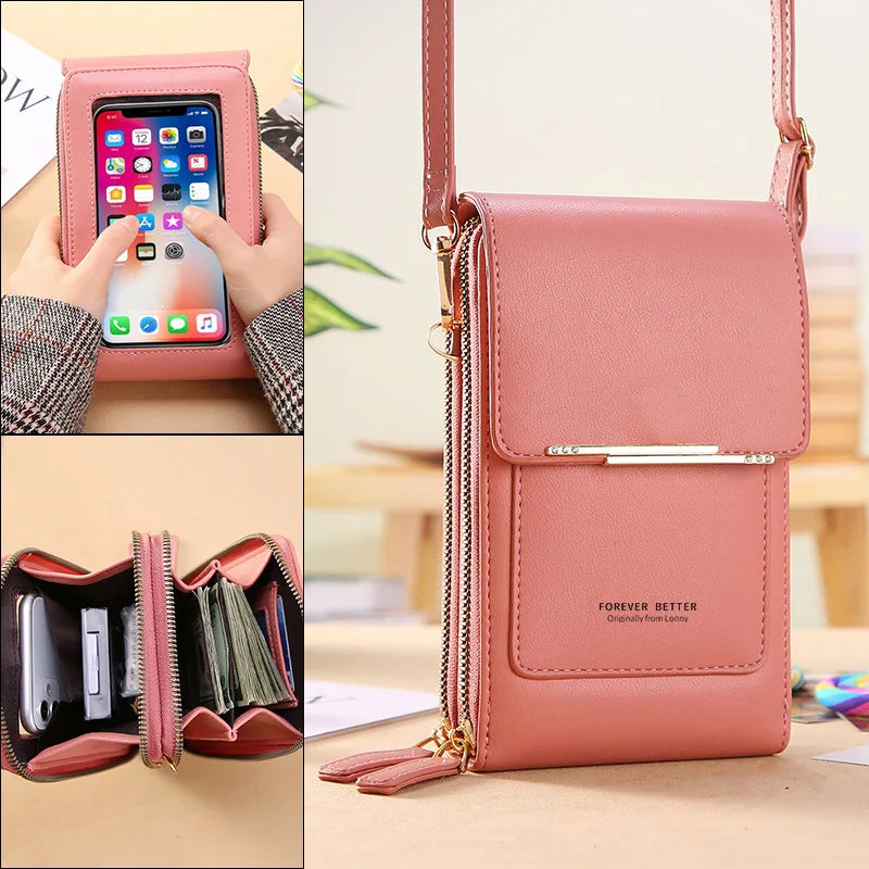 Bolsa/Carteira SmartBag | Porta Celular Tela Sensível ao Toque