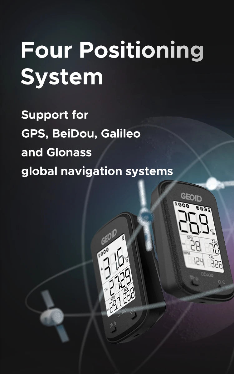 Computador GPS para Bicicleta Geoid CC400