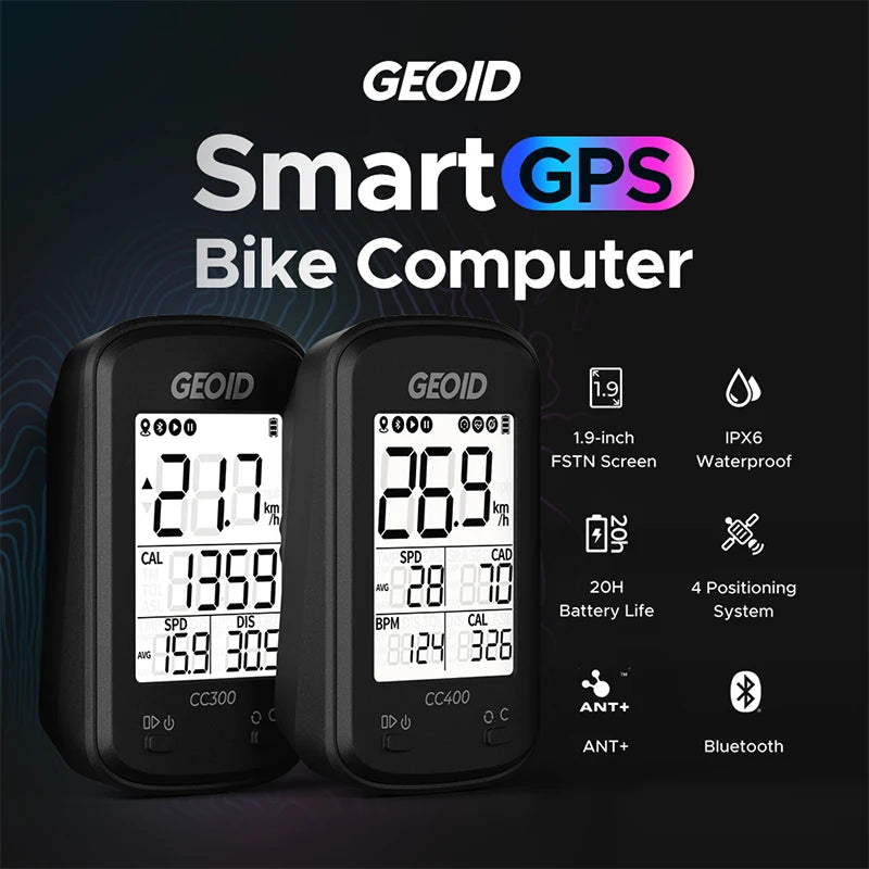 Computador GPS para Bicicleta Geoid CC400