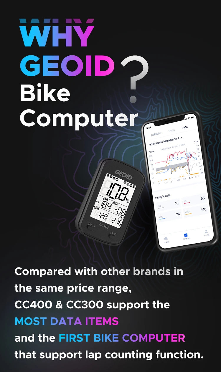 Computador GPS para Bicicleta Geoid CC400