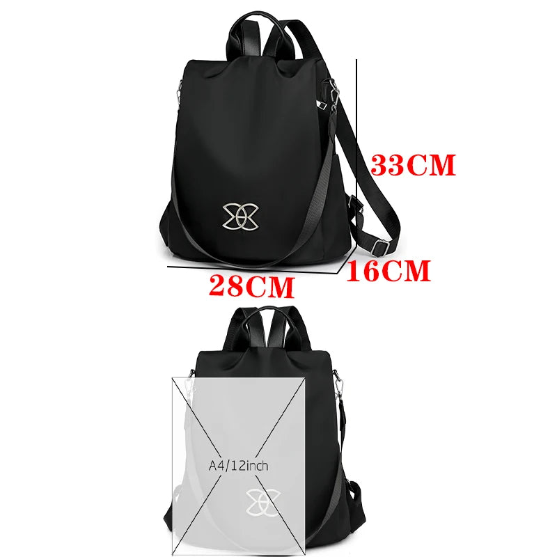 Bolsa Mochila Feminina Multiuso Antifurto