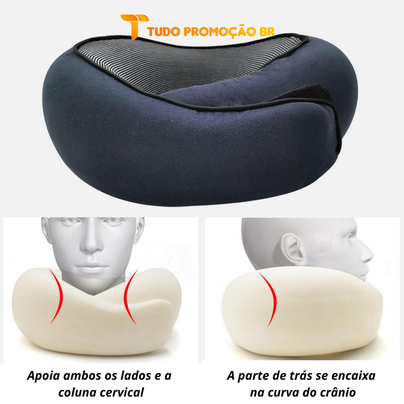 Travesseiro de pescoço para viagem