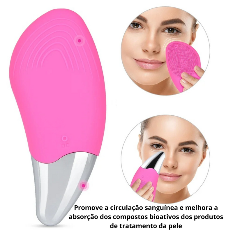 Escova de Limpeza de Pele Elétrica Face Plus