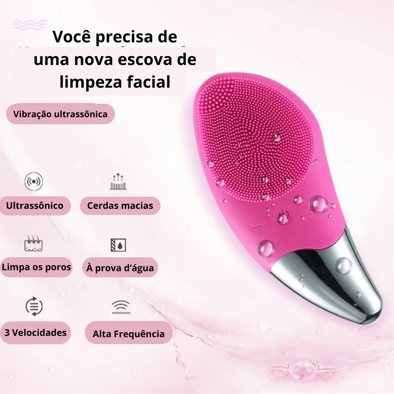 Escova de Limpeza de Pele Elétrica Face Plus