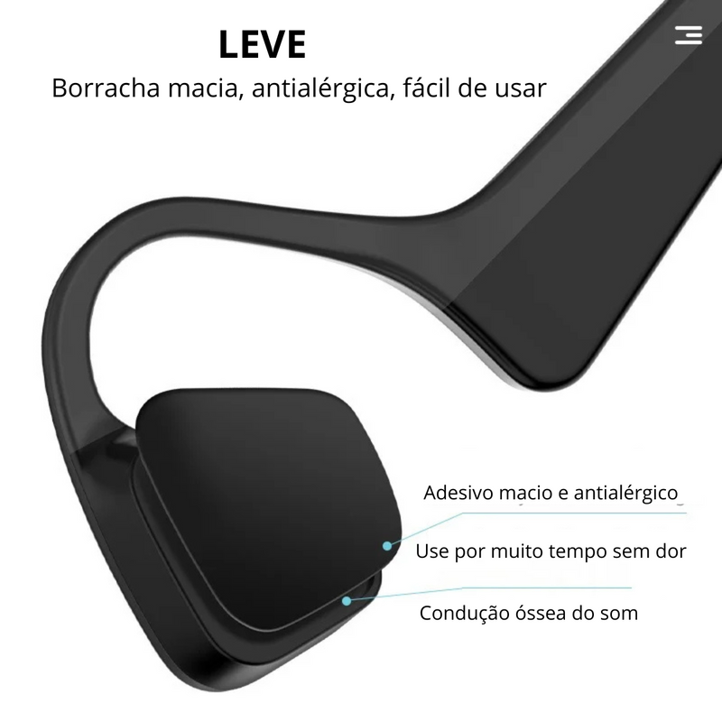 Fone de Ouvido de Condução Óssea Sem Fio Bluetooth TWS com Microfone Xiaomi