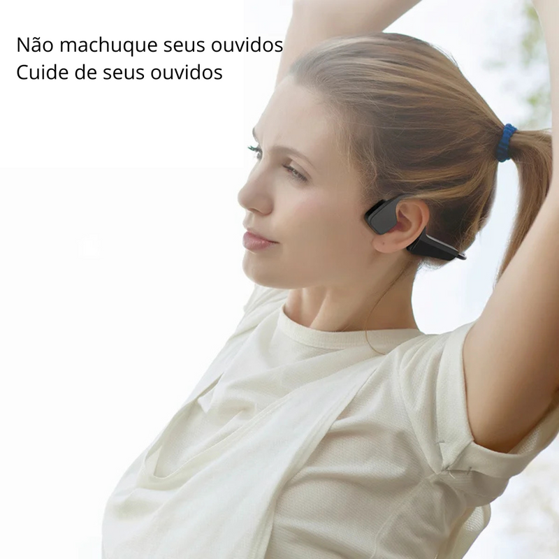 Fone de Ouvido de Condução Óssea Sem Fio Bluetooth TWS com Microfone Xiaomi