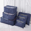 Kit Organizador de Malas para Viagens com 6 Peças